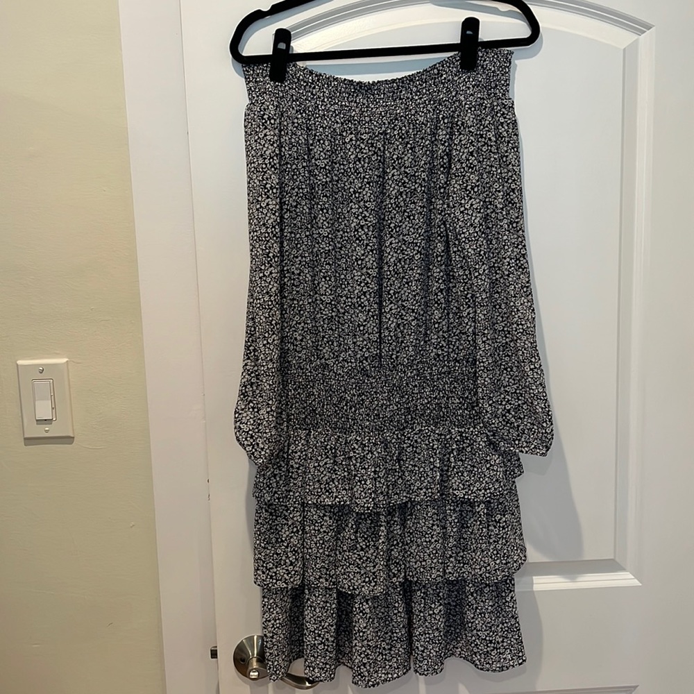 Michael Kors Floral Midi Dress